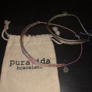 Puravida rainbow bracelets